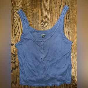 Blue Crop Top